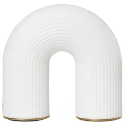 ferm LIVING Vuelta bärbar bordslampa, vit
