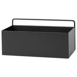 ferm LIVING Wall Box, rektangulär, svart