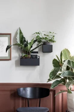 ferm LIVING Wall Box, rektangulär, svart