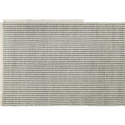 ferm LIVING Way matta 140 x 200 cm, off white - mörkblå