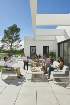 Fermob Bellevie lågt bord, bomullsvit