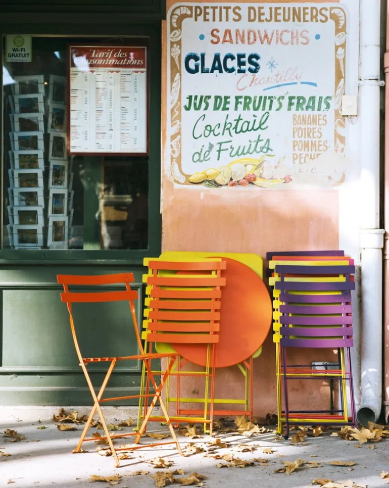 Fermob Bistro bord, 60 cm, chili