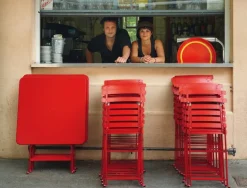 Fermob Bistro bord, 77 x 57 cm, chili