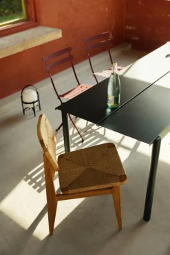 Fermob Bistro Metallstol, svart körsbär