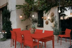 Fermob Calvi bord, 195 x 95 cm, röd ockra