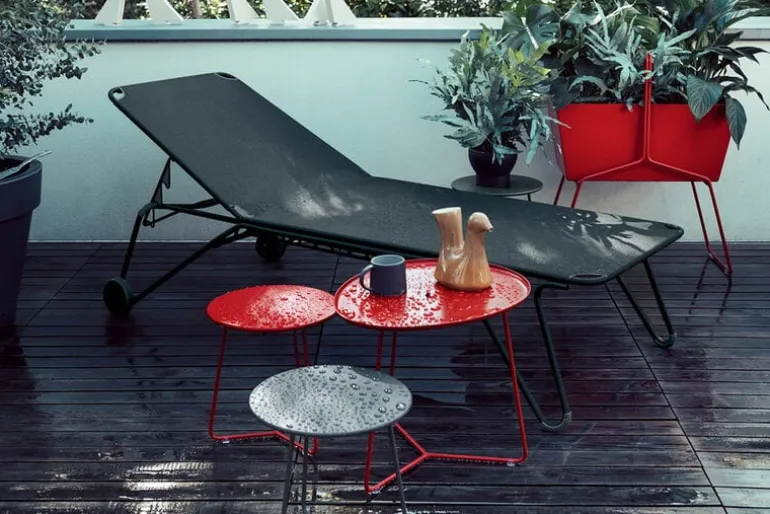 Fermob Cocotte lågt bord, acapulco blue