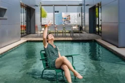 Fermob Luxembourg låg fåtölj, cedergrön