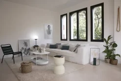 Fermob Luxembourg låg fåtölj, lapilli grey