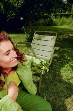 Fermob Luxembourg låg fåtölj, pesto