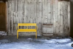 Fermob Luxembourg 2-sitsbänk, bomullsvit