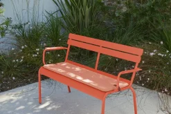 Fermob Luxembourg 2-sitsbänk, antracit