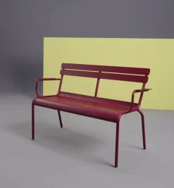 Fermob Luxembourg 2-sitsbänk, cedergrön