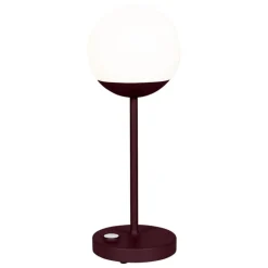 Fermob Mooon! Max bordslampa, 41 cm, black cherry