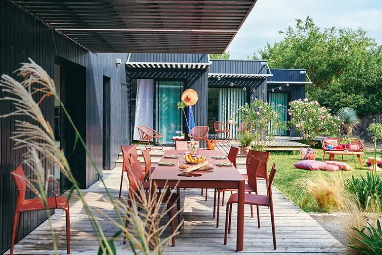 Fermob Ribambelle utdragsbord, XL, acapulco blue