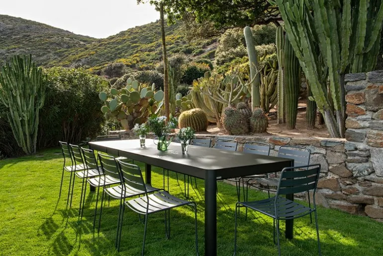 Fermob Ribambelle utdragsbord, XL, acapulco blue