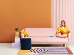 Finarte Atrium matta, rosa - guld