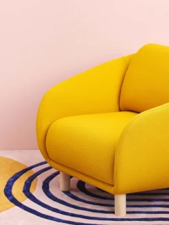 Finarte Atrium matta, rosa - guld