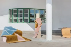 Finarte Ruukku matta, guld - blå