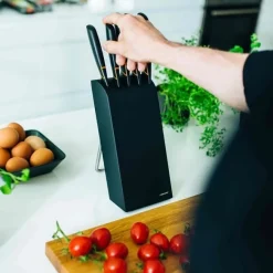 Fiskars Edge knivblock med 5 knivar