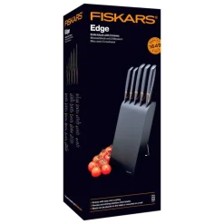Fiskars Edge knivblock med 5 knivar