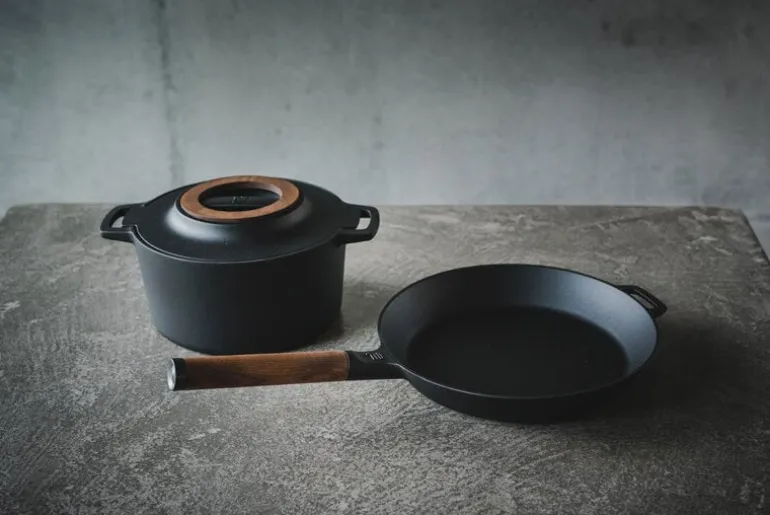 Fiskars Norden gjutjärnspanna, 24 cm