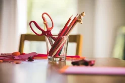 Fiskars Träningssax, röd