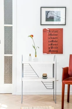 Fólk Reykjavík Urban Nomad konsolbord M, grått - vitt