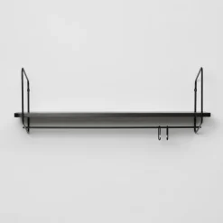 Fólk Reykjavík Urban Nomad stång L, 2-pack krokar, svart