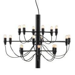 Flos 2097/18 ljuskrona, svart