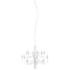 Flos 2097/18 ljuskrona, vit