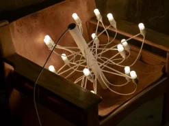 Flos 2097/30 ljuskrona, vit