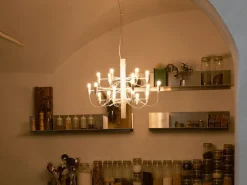 Flos 2097/30 ljuskrona, vit