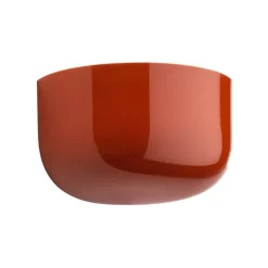 Flos Bellhop Wall Up vägglampa, tegelröd