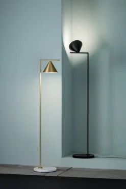 Flos Captain Flint golvlampa, svart
