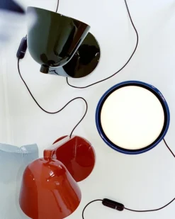 Flos Céramique Down bordslampa, roströd