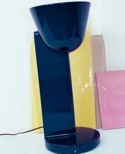 Flos Céramique Up bordslampa, marinblå