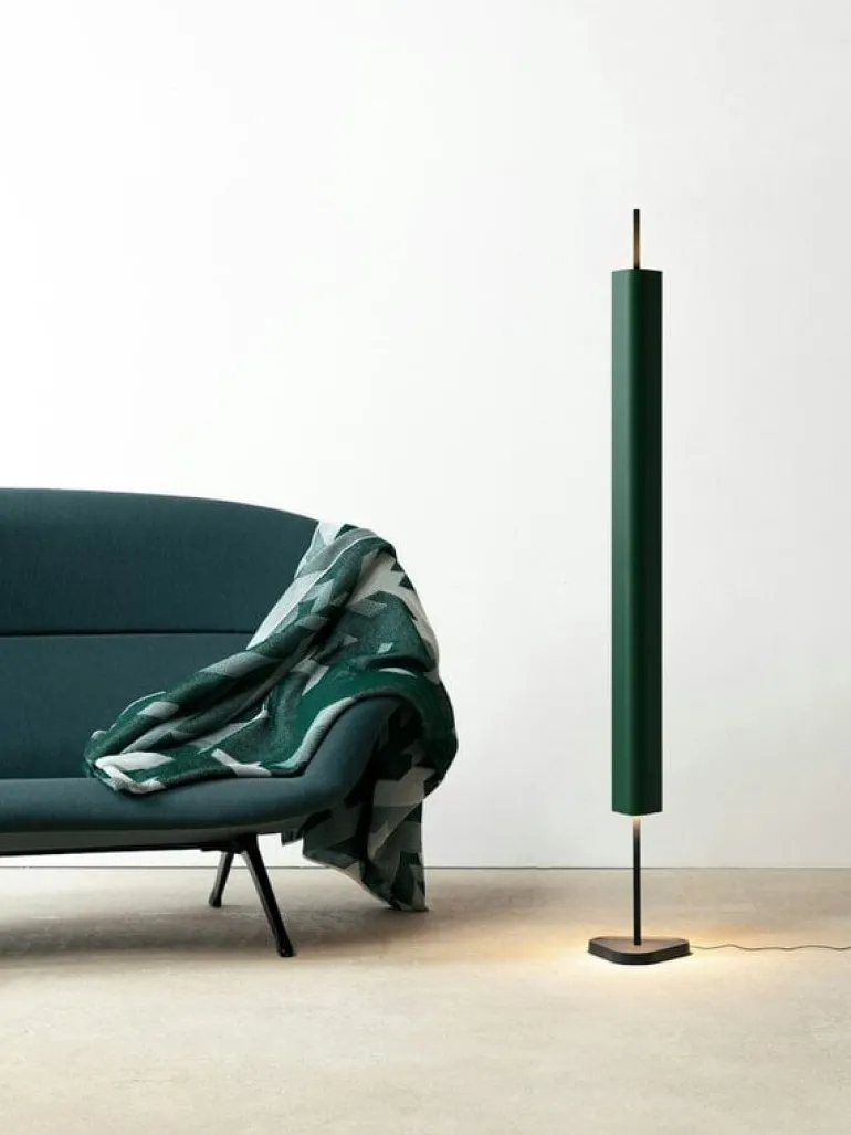 Flos Emi golvlampa, djupt grön