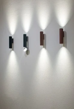 Flos Flauta H225 Riga vägglampa, svart