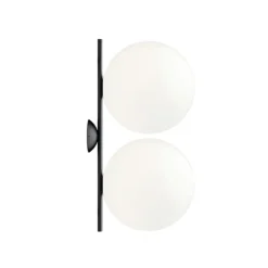 Flos IC C/W2 Double vägg-/taklampa, svart