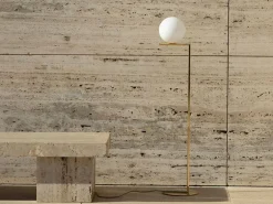 Flos IC F1 golvlampa, 24K guld