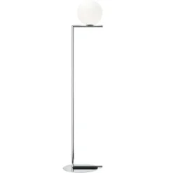 Flos IC F1 golvlampa, krom