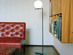 Flos IC F1 golvlampa, mässing