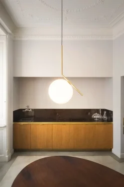 Flos IC S2 pendellampa, mässing