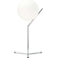 Flos IC T1 hög bordslampa, krom