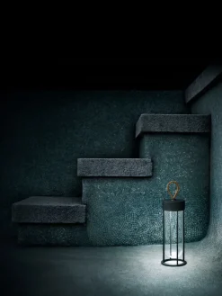 Flos In Vitro Unplugged lampa, svart