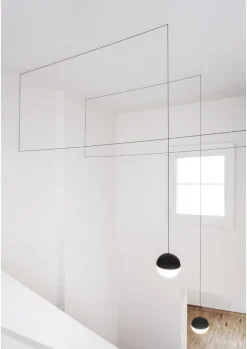 Flos String Light Sphere Head lampa, 12 m sladd