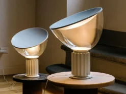 Flos Taccia bordslampa, liten, mattvit