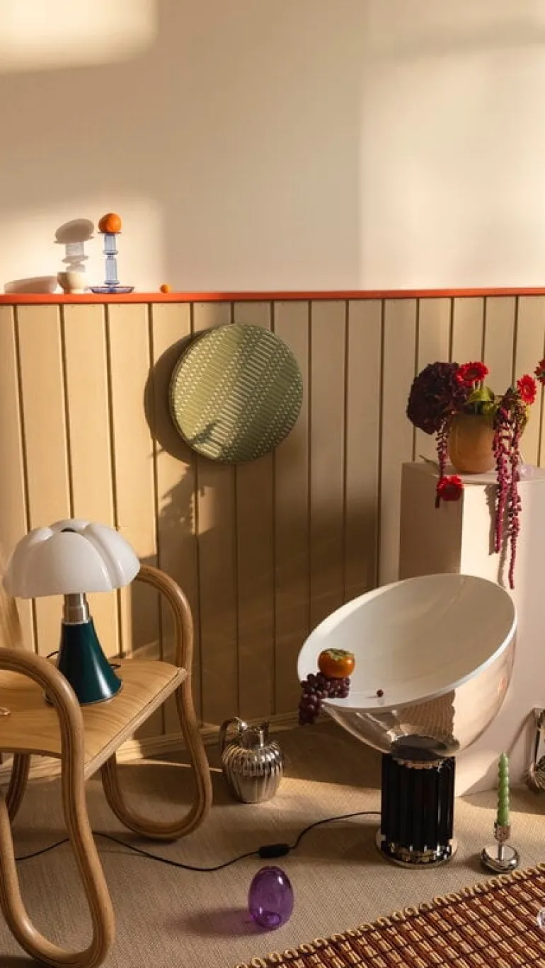 Flos Taccia bordslampa, svart