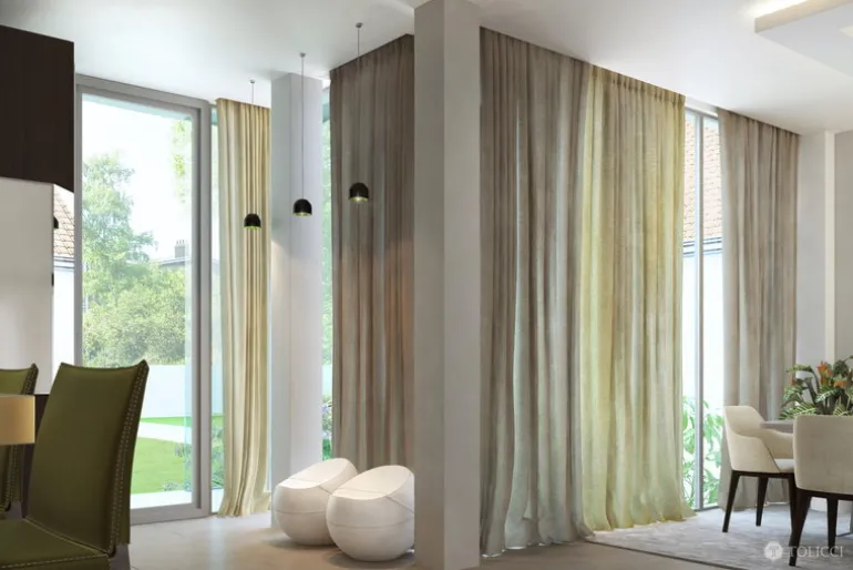 Flos Wan S pendellampa, svart