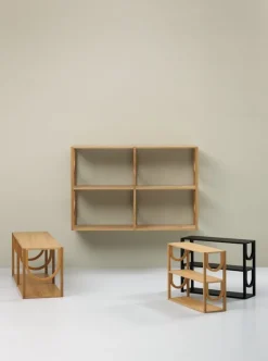 Fogia Arch hylla, mini, lackad ek